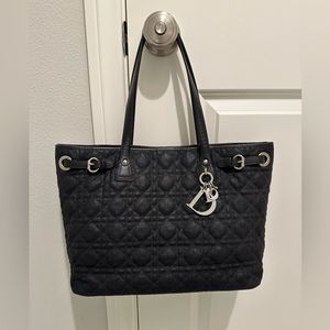 SOLD Authentic Dior black medium Carnage Panarea Tote